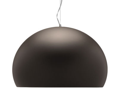 Kartell Small Fl/Y, Lampe &agrave; Suspension, Marron