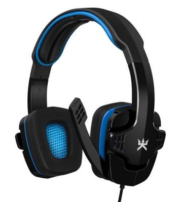 Casque Gaming Alpha Omega Players Eole C19 Noir et bleu pour PS4
