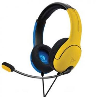 Casque gaming Pdp LVL40 Nintendo Switch Jaune et bleu