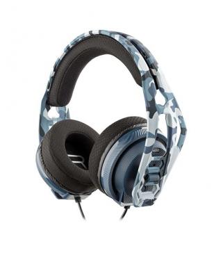 Casque Gaming St&eacute;r&eacute;o filaire Nacon RIG400HS pour PS4 Bleu camo