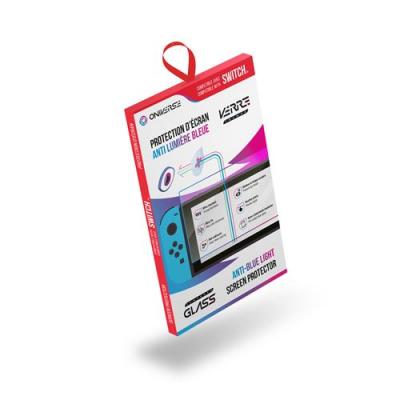 Ecran de protection anti-lumi&egrave;re bleue en verre tremp&eacute; pour Nintendo Switch