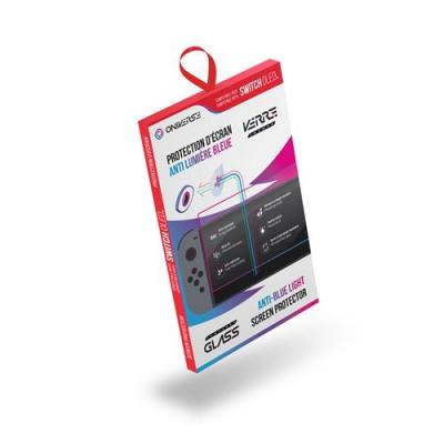 Ecran de protection anti-lumi&egrave;re bleue en verre tremp&eacute; pour Nintendo Switch Mod&egrave;le OLED