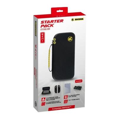 Pack Starter Housse rigide Cyber S12 Noir pour Nintendo Switch 2 + Protections