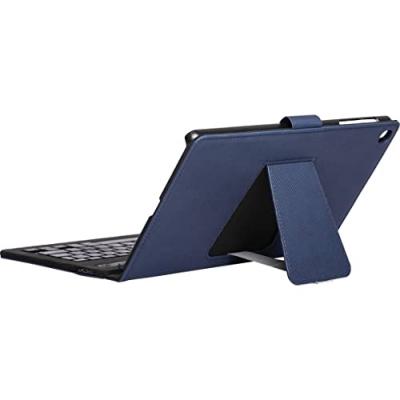 Housse pour tablette et clavier silver ht galaxy tab a8 bleu