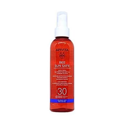 Apivita Bee Sun Safe Huile de bronzage pour le corps SPF30 200ml