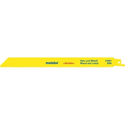 Metabo 631495000 Metabo 5 lames de scie sabre bois + m&eacute;tal225 5 pc(s)