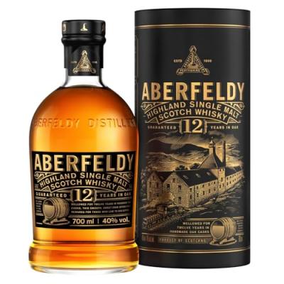 Aberfeldy Guaranteed 12 Years Oak Highland Single Malt Scotch Whisky