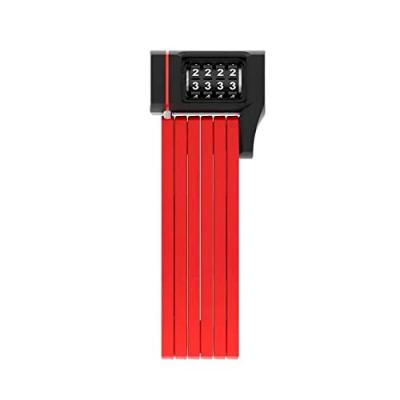 ABUS - Bordo uGrip Combo - Antivol v&eacute;lo taille 80 cm, rouge