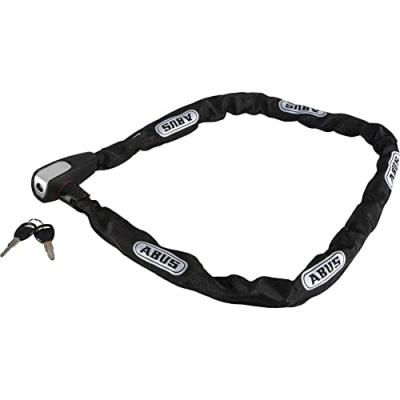 ABUS Catena 6806K 6806K/110 BK (Square Chain) Unisex, Noir, 110 cm