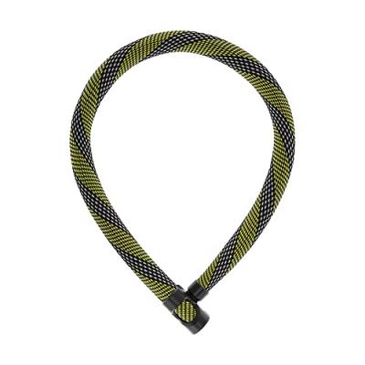 Chaine-antivol v&eacute;lo ivera color 7210/85 cm, racing yellow, jaune