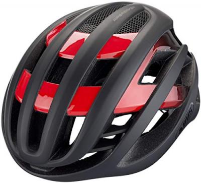 Casque route abus airbreaker noir rouge