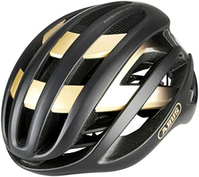 Casque route abus airbreaker noir or