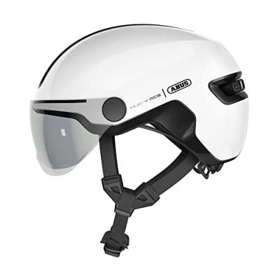 Abus Hud-Y Ace - Casque vlo urbain Shiny White S 51 - 55 cm