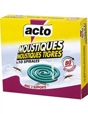 Spirale anti-moustiques - lot de 10