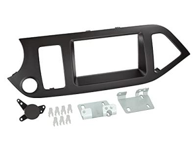 Kit Support Autoradio compatible avec Kia Picanto Noir - Noir