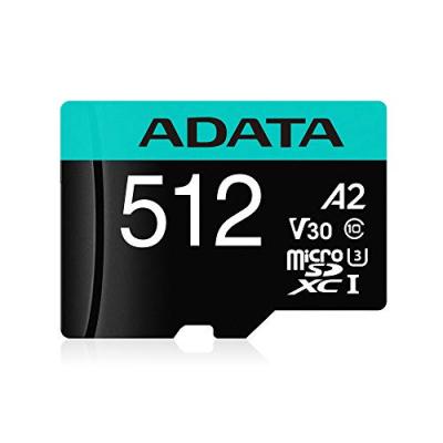 Premier pro ausdx512gui3v30sa2-ra1 512go micro sdxc 100m/os noir