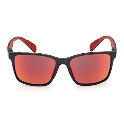 Lunettes de soleil Adidas sport Sp0035 col. 02l Hommes Carr&eacute; Noir