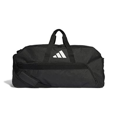 Adidas Unisex Duffel Tiro L Duffle L, Black/White, HS9754, Size NS