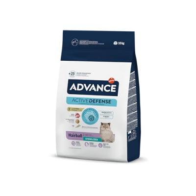Sterilized Hairball Boules de Poils Dinde & Orge 10 KG Advance