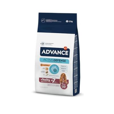 Advance Medium Senior au poulet et riz pour chien 2 x 12 kg