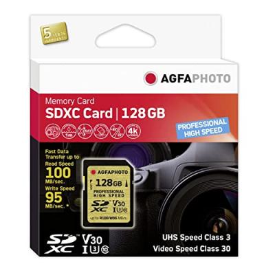 Agfaphoto sdxc uhs i 128gb professional high speed u3 v30 DFX-397861