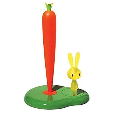A di alessi bunny & carrot porte rouleau de papier de cuisine