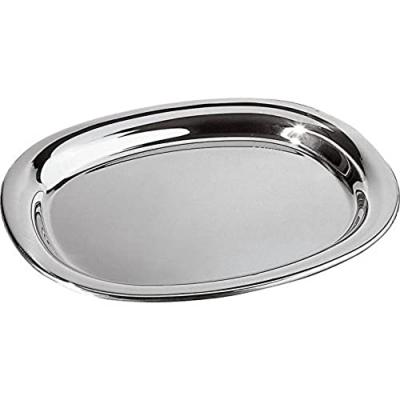 Alessi Jm13/42 L Plat De Service En Acier Inoxydable 18/10 Argent&eacute;