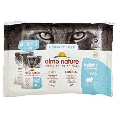 Almo Nature Holistic Urinary Help au poulet et au poisson multipack (6x70g) 6 x 70 g