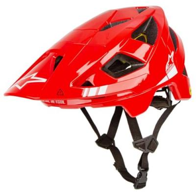 Alpinestars Vector Tech A2 Helmet Casques Mixte, Rouge Vif Brillant, S