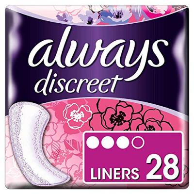 Always - Discreet Prot&egrave;ge-Slips Fuites Urinaires, Normal 28 Pi&egrave;ces