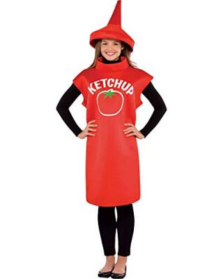 Amscan costume humour bouteille de ketchup - taille unique 844267-55