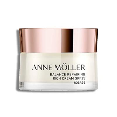 Anne M&ouml;ller Cr&egrave;me Riche R&eacute;paratrice R&eacute;&eacute;quilibrante spf15 Rosage 50 ml