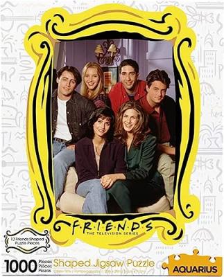 Aquarius- Friends Apartment Diecut Puzzle, 65395, Multicolore, 1000