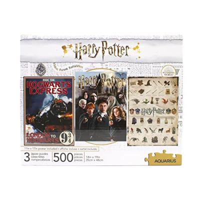 Aquarius Harry Potter pack 3 puzzle Movie Poster (500 pi&egrave;ces)- - Puzz