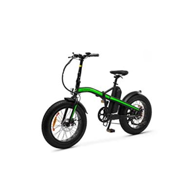Argento Mini Mad E-V&eacute;lo Adulte Unisexe, Vert/Noir, Unique Taille
