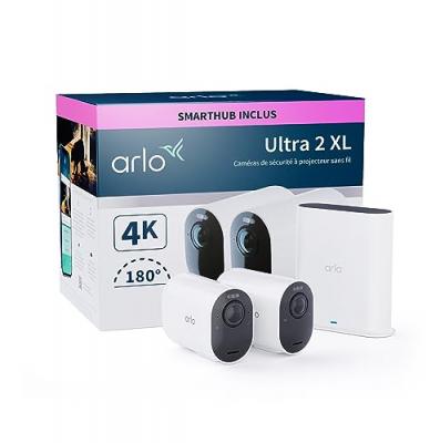 Cam&eacute;ra de s&eacute;curit&eacute; ARLO Ultra 2 Spotlight XL WHT - x2