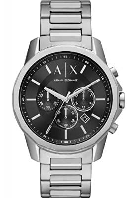 Montre Homme Banks Noir AX1720 Gris Armani Exchange