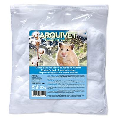 Coton pour Hamsters Blanc 30 GR Arquivet