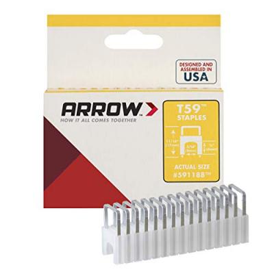 Arrow - 1 Boite de 300 Agrafes Cavaliers isol&eacute;s 17mm T59
