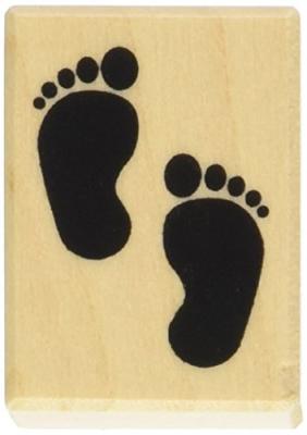 Artemio ARTHB566 Tampon B 2 Pieds Bois Multicolore 2,6 x 2,5 x 3,6 cm