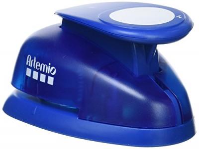 Artemio Perforatrice G&eacute;ante Rond, Plastique, Blue, 11 x 7, 5 x 18 cm