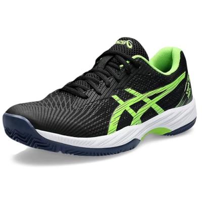 ASICS Homme Gel-Game 9 Padel Sneaker, Black Electric Lime, 44 EU