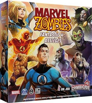 Jeu CMON Marvel Zombies : Fantastic 4 : Under Siege- - Jeu de soci&eacute;t&eacute;