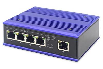 Conmutador poe gb industrial 4ports DN-650107