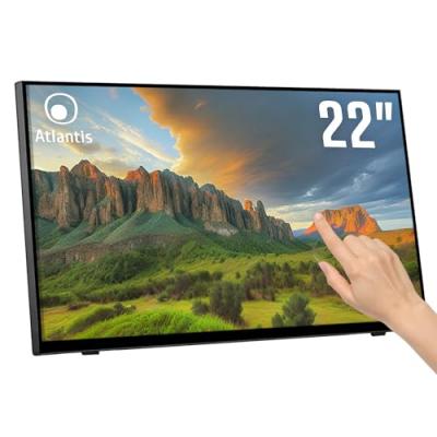 Moniteur Tactile 22 Pouces ATLANTIS A05-T22A-VHDM Full HD 1920x1080 HDMI VGA DP