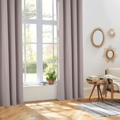 Rideau Isolant Beige Lin 140 x 260 cm - lin - Atmosphera