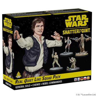 SW Shatterpoint : Real Quiet Like Squad Pack - Atomic Mass Games Jeu de soci&eacute;t&eacute; - AMGSWP35ML 