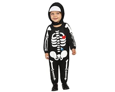 Costume de Petit Squelette - B&eacute;b&eacute; - Mixte Taille : 12/18 mois (74 &agrave; 81 cm) 