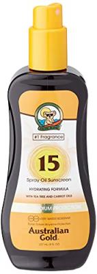 Australian Gold Tea Tree&carrot Oils Spray Spf15 237ml Orange Homme