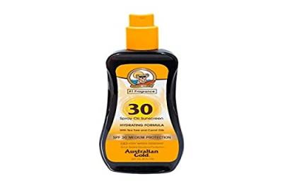 Australian Gold Carrot Spray Oil Spf30 237ml Noir Homme